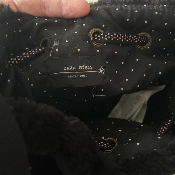 Zara Girls Faux Fur Bucket Purse Crossbody Witchy Whimsigoth Dark Fairy - Picture 3 of 6